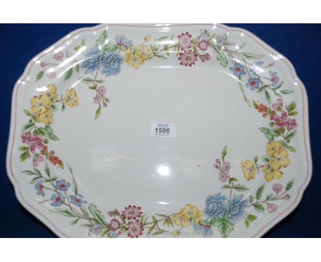 A Spode Serving Plate in Romany pattern
