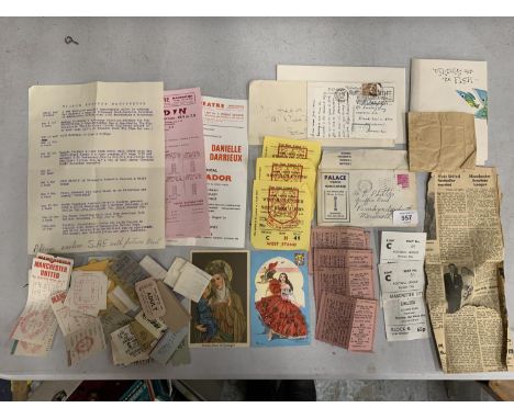 A COLLECTION OF EARLY 1970S VINTAGE FOOTBALL TICKETS 
