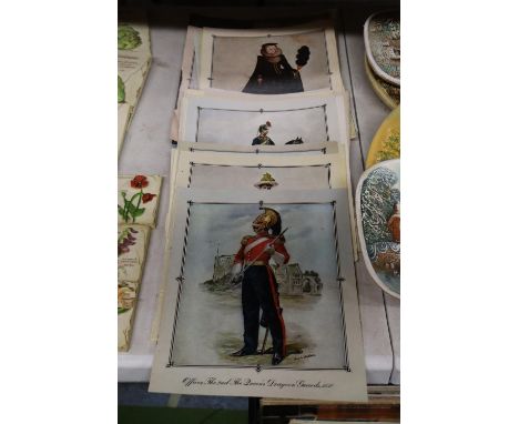 A COLLECTION OF VINTAGE UNFRAMED PRINTS 