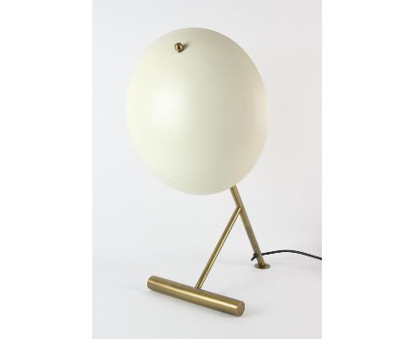 JULIAN CHICHESTER, a Havana lamp, white steel, 52cm high