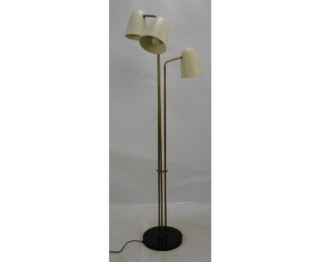 JULIAN CHICHESTER, a Cressida standard lamp, anodised and polished steel, 74cm high