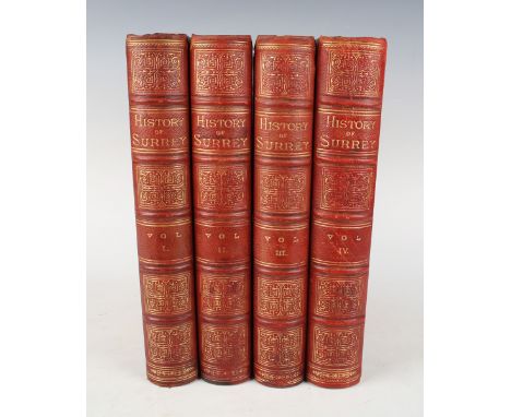BRAYLEY, Edward Wedlake. A Topographical History of Surrey… revised and edited by Edward Walford. London: Virtue and Co. Limi