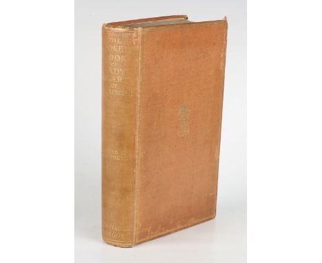 COOKERY. - Catherine Frances FRERE (editor). The Cookery Book of Lady Clark of Tillypronie. London: Constable &amp; Company L