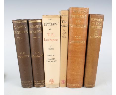 MIDDLE EAST. - Charles M. DOUGHTY. Travels in Arabia Deserta. London: Philip Lee Warner, 1921. 2 vols., first printing of the