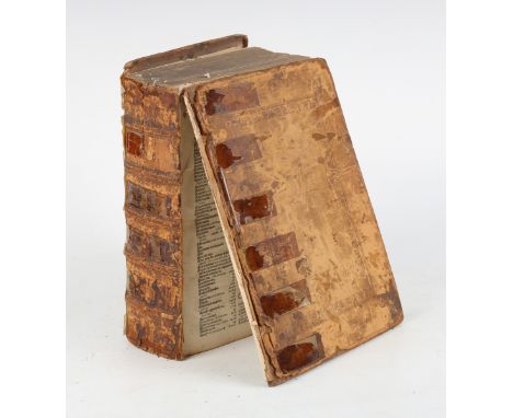 LAW. - Robert BROOKE. La Graund Abridgment. London: Richard Tottell, 1576. 4to (213 x 156mm.) Black letter, 2 parts in 1, tit