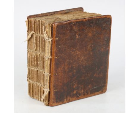 BIBLE, In Ge'ez. [A hand-written Ethiopian Coptic Bible in the Ge'ez script. N.p.: circa early 19th century.] 200pp., manuscr