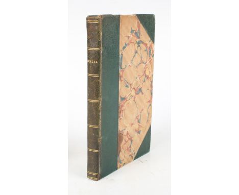 BINDINGS. - Claire de Kersaint, Duchesse de DURAS. Ourika. Paris: Ladvocat, 1826. Third edition, 8vo (169 x 93mm.) Half-title