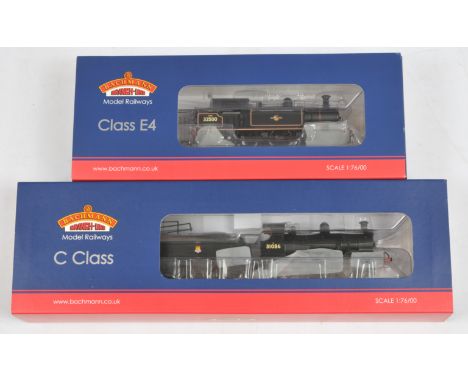 Bachmann Branchline OO 31-462 unlined Black C Class No.31086 &amp; 35-078 BR lined black E4 Class No.32500, both complete wit