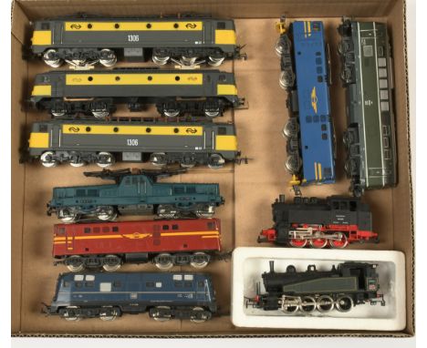 Lima &amp; Jouef HO. Group of Diesel, Electric &amp; Steam Loco's. To include Lima OBB 2043.15 Diesel, Lima 0-6-0 DB Black 80