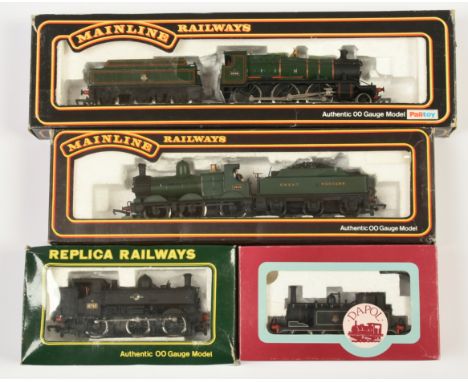 Mainline, Bachmann and Dapol Locomotives - Dapol D-71 Terrier, Bachmann (Replica Railways Box) Pannier Tank BR Black '8743', 