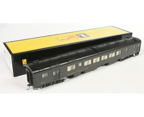 Sunset Models O Gauge 2-Rail US Army Communications Car "General Albert J. Myer". Some internal parts are loose &amp; need re