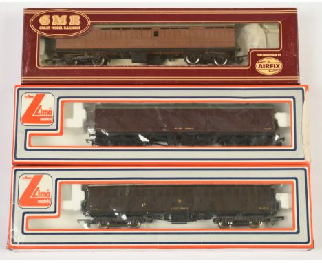 Lima and Kit Built OO Siphon Wagons and Brake (Kit Built) - Conditions: Fair Plus to Good Plus in Good Boxes.