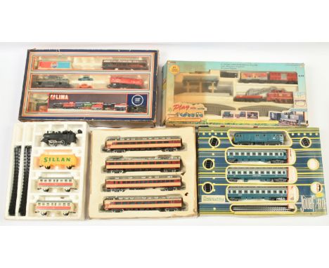 Lima, Jouef &amp; others OO / HO. Group of 8x train sets &amp; packs. To include Lima BR Inter-City HST125 with power &amp; d