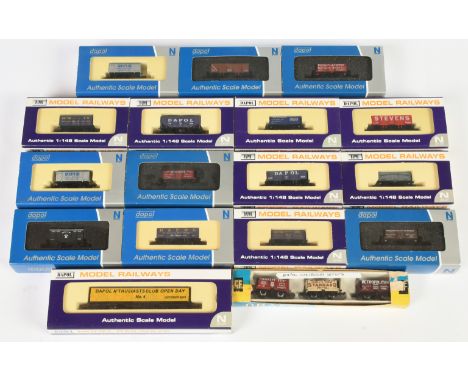 Dapol N Gauge. Enthusiast &amp; Club Ltd Edition wagons. To include Enthusiasts Day Oct 11 2008 No.2 Closed Van, Collector Cl