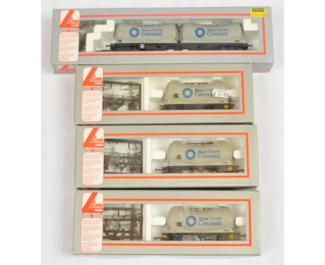 Lima OO Blue Circle PCA tankers - 3x 305601, &amp; 305615A3. All Appear to have Detailing Sprues included. Conditions: Excell