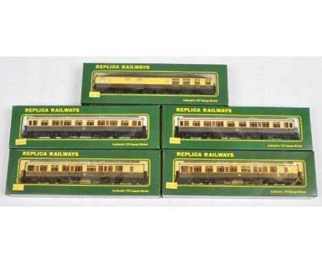 Replica Railways OO (Bachmann) Coaches - 12104 Buffet, 2x 12051 &amp; 2x 12041. Conditions: Generally Good Plus to Excellent 