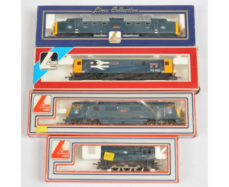 Lima OO Locomotives - 205169 Class 73 '73142' 'Broadlands', 204869A7 Class 55 '55009' 'Alycidon', 205107 Class 09 '09026', 20