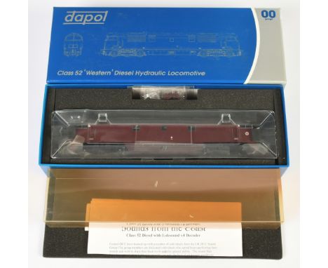 Dapol Ref 4D-003-008 Class 52 BR "Warship" Diesel Locomotive No. D1023 with DCC Sound Fitted. Condition is Near Mint in Excel