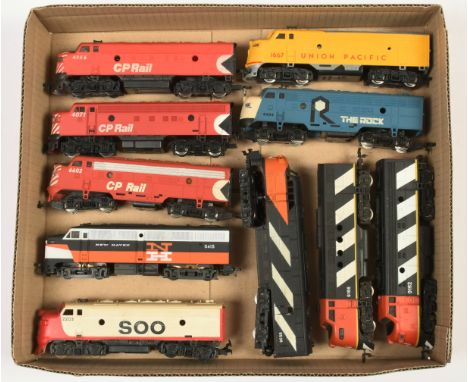 Frateschi, Gata Playart, Bachmann HO. Group of unboxed Diesel Loco's. To include Frateschi "New Haven" 0415, Gata Playart "Un