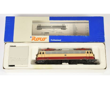 Roco HO Gauge 2-rail Ref 63703 DB E B-B Twin Pantograph Locomotive No. E101309. Condition is Good to Excellent (does require 