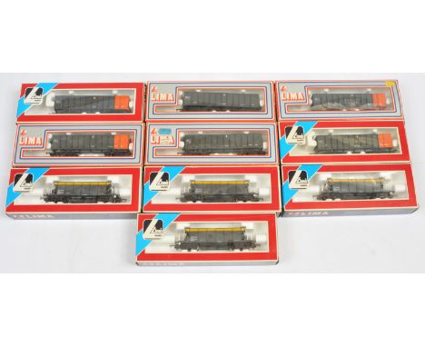 Lima OO Departmental &amp; Loadhaul Wagons - 2x 305663W, 4x Loadhaul 305664W &amp; 4x Engineers 305667. Conditions: Excellent
