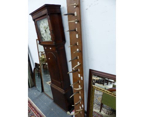 A VINTAGE STAG ANTLER TROPHY BOARD