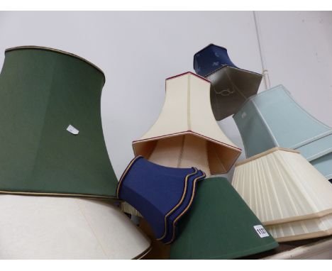 A COLLECTION OF VARIOUS LIGHT SHADES 