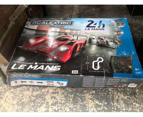 A BOXED LE MANS SCALEXTRIC SET
