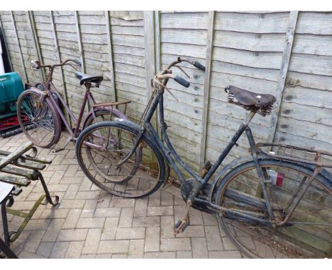 TWO VINTAGE BICYCLES.