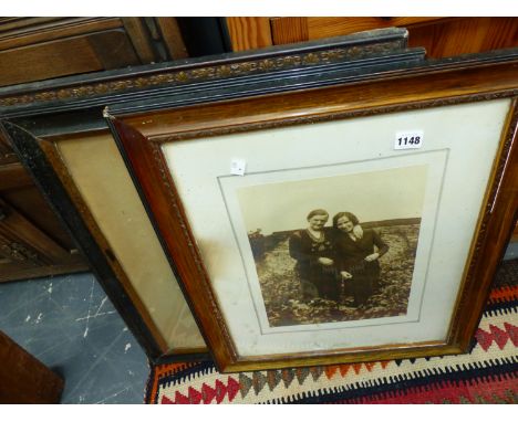 THREE VINTAGE FRAMED PHOTO'S