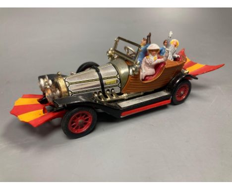 Corgi Toys 266 Chitty Chitty Bang Bang, unboxed, 15cm longCONDITION: Some wear to the black enamel paint on the wheel arches 