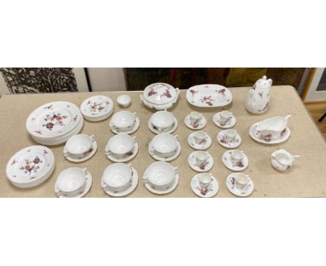 A Coalport St Louis pattern dinner service (8)CONDITION: Rarely used - light surface scratching to several plates, one of the