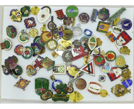 Badges including High Court enamel badges