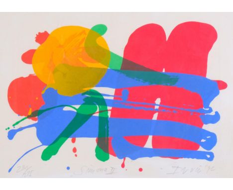 Albert Irvin, Simone II, screenprint 1992, signed in pencil, no. 230/275, 24cm x 34cm, framedGood condition, possibly very sl