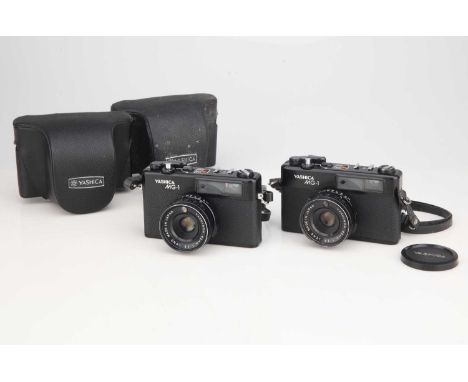 black, bodies G-VG, both shutters working without batteries, otherwise untested, rangefinder patches very bright and clear, o