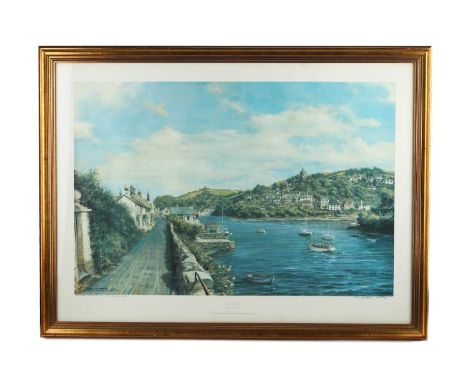 print size 66cm x 50.5cm, signed in pen to lower-left corner 'Signed &amp; dated @ his studio in Newton Ferris, Devon, PL8 1D