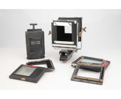 with a 'polaroid back', a 'MPP 4x5' back, and a 'monorail' back,