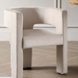 Greenwich Champagne Velvet Dining Chair. - R8.10. RRP £189.99. Our beautiful Greenwich chair