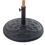 19KG Solid Parasol Base, Black. - R8.9.