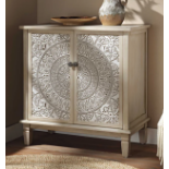 Chantilly Whitewashed Carved Small Sideboard. - R19.4. RRP £309.99. Our Chantilly small sideboard