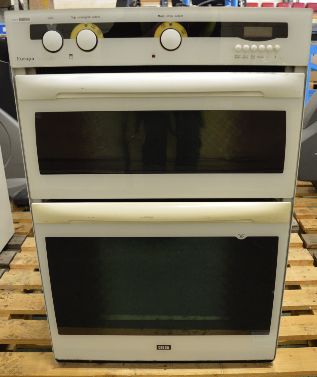 Europa Solarplus Double Oven No Shelves or Grill Pan