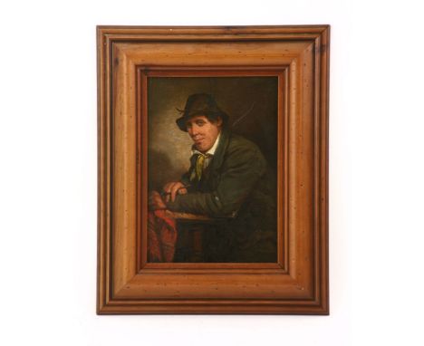 C H Cook...?PORTRAIT OF A GENTLEMANOil on board, signed l.l.,24cm x 34cm