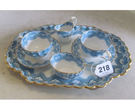 A Copeland cabaret set with tray