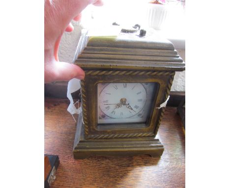 jewellery box with clock on front