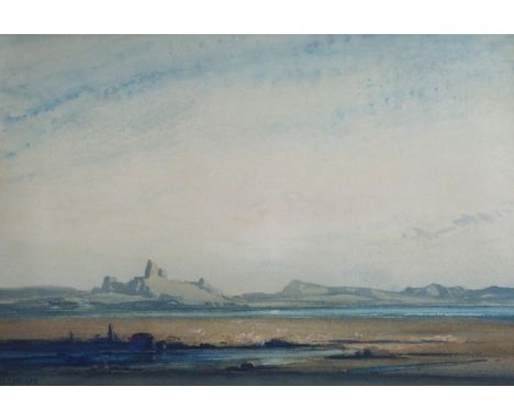 •HIRST WALKER RBA (BRITISH 1868-1957) HIGHLAND SHORES OCTOBER NIGHTFALL Watercolour, signed, 36 x 52cm (14 x 20 1/2") Inscrib
