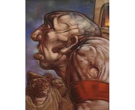 PETER HOWSON OBE (SCOTTISH B. 1958) HOPE AND GLORY Pastel, signed, 59.5 x 45cm (23 1/2 x 17 3/4") Graeme Mundy Gallery Ltd la