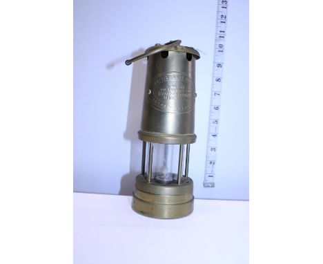 A vintage Welsh miners lamp 