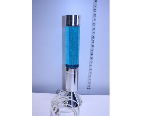 A glitter lamp 