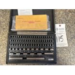 GAGE BLOCK SET