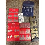 MITUTOYO AND STARRETT RADIUS GAGE SETS